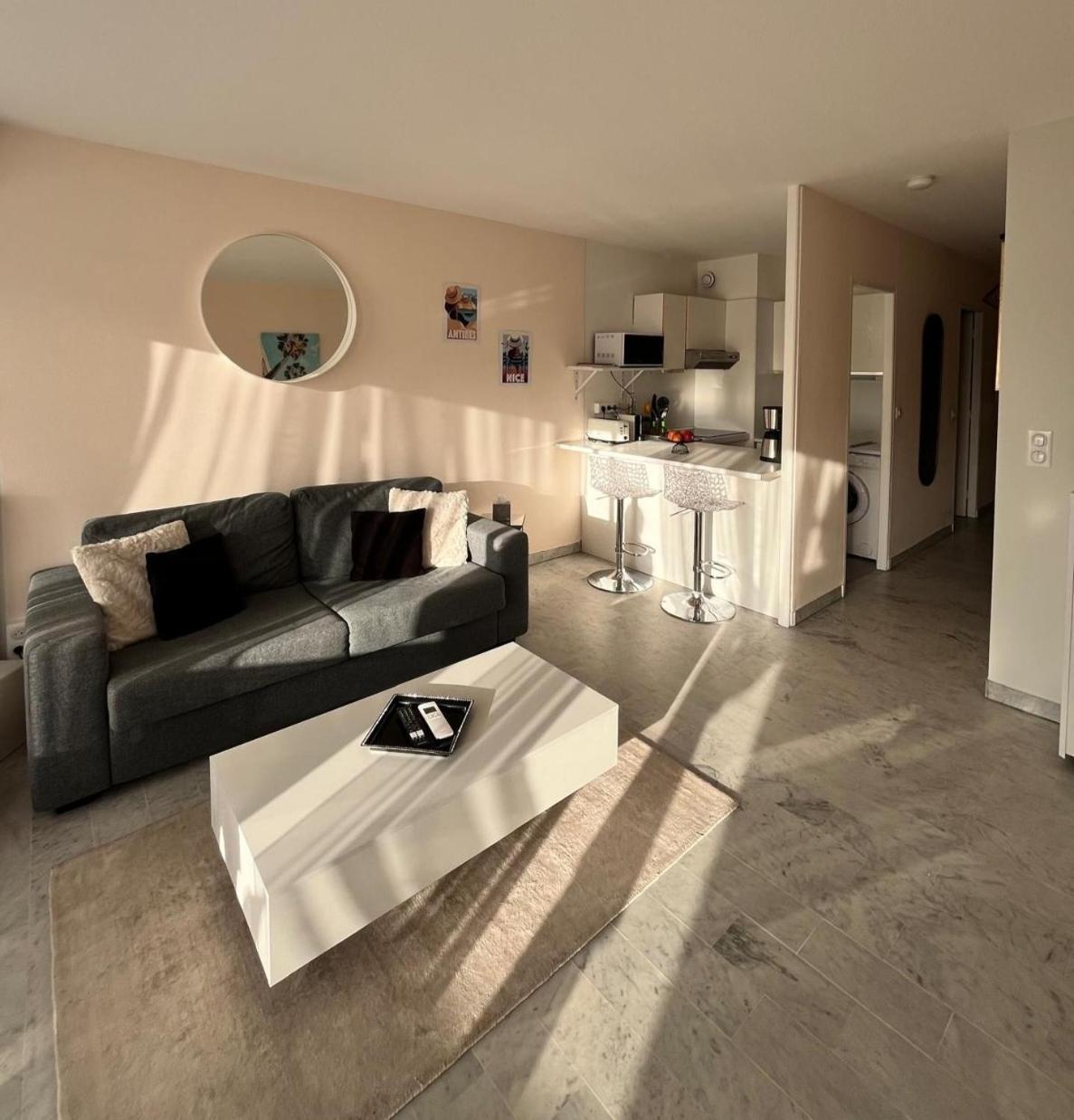 Grand Studio Localisation Ideale Antibes Exterior photo